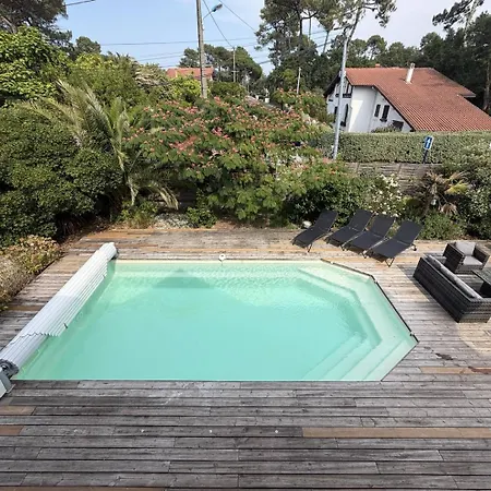 Capbreton- Moana Pour 10 Personnes- Piscine Chauffee Et Jacuzzi- Wifi Gratuit Vakantiehuis *